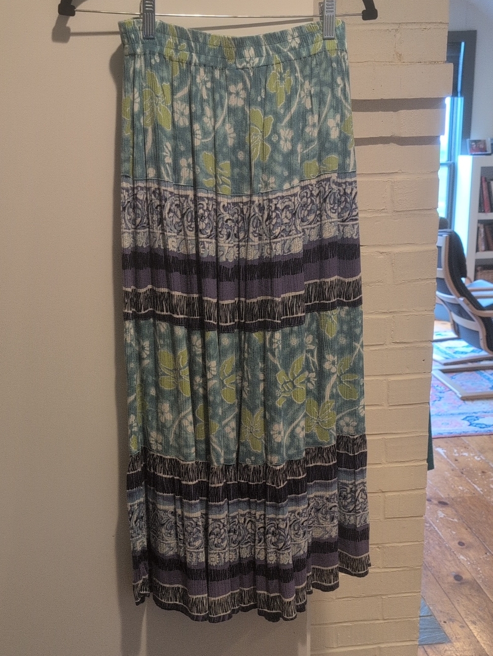 Casual Studio Tiered Multicolor Summer Skirt
